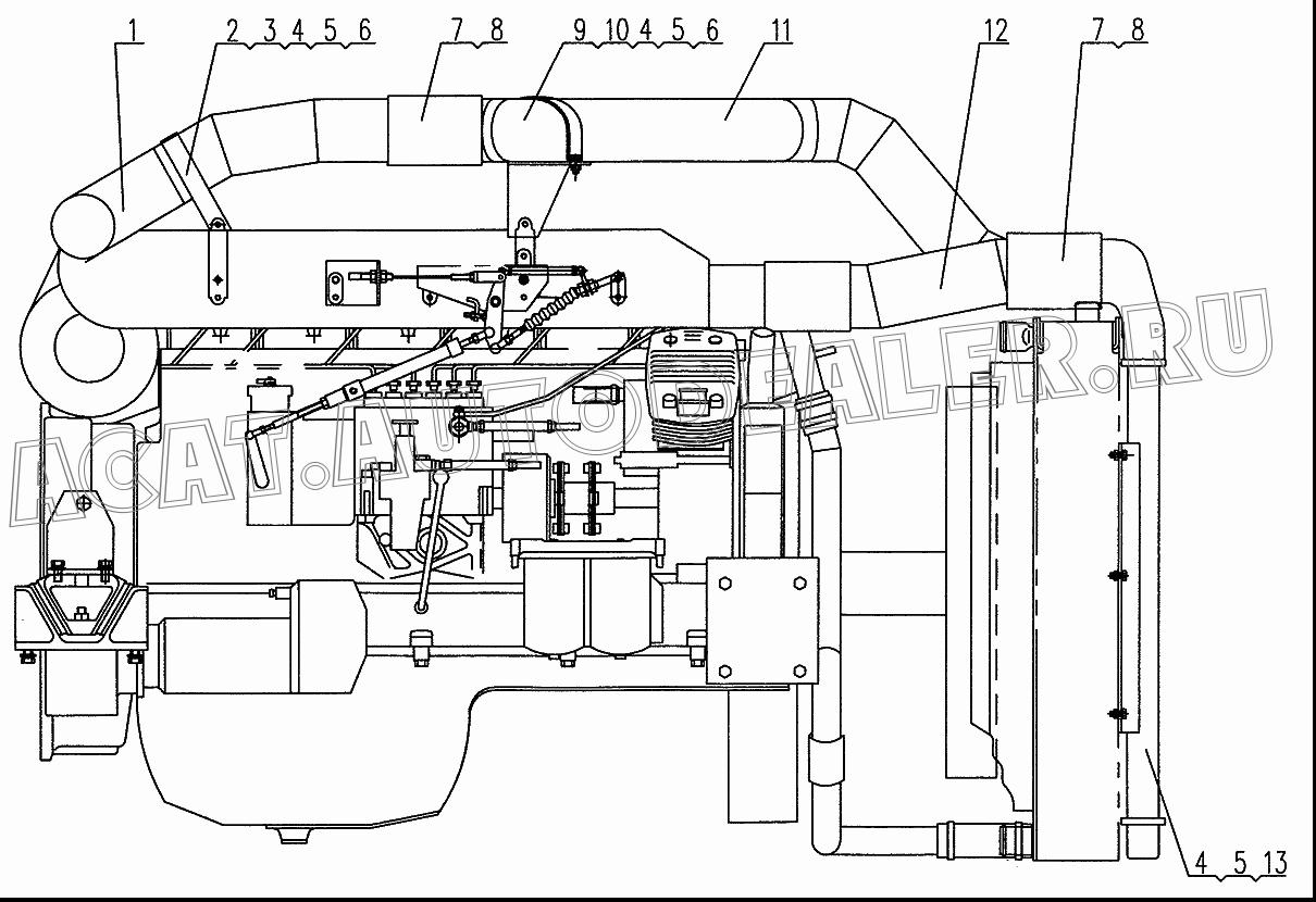 Tubing I XZ35K.45.1A для XCMG XZ16K-XZ50K