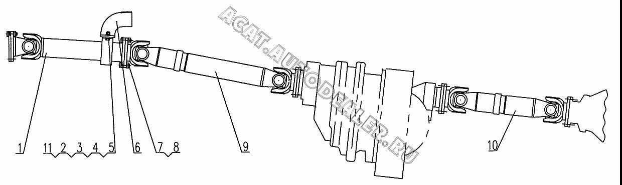 Ally arm XZ16K.53.2B для XCMG XZ16K-XZ50K