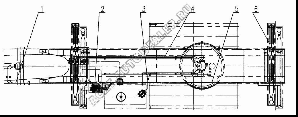 Pipes for pressure oil QY50K.65.3 для XCMG XZ16K-XZ50K