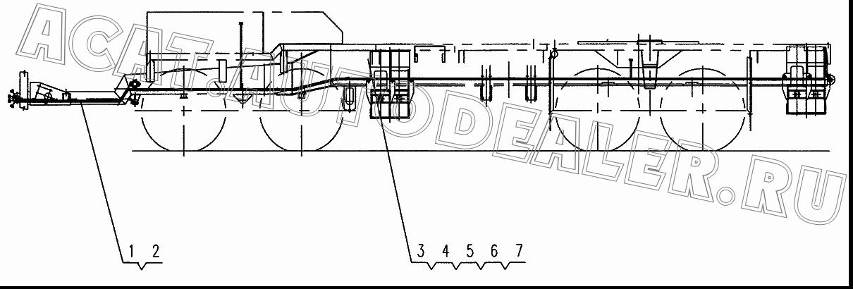 Beam wires XZ35K.26.1B для XCMG XZ16K-XZ50K