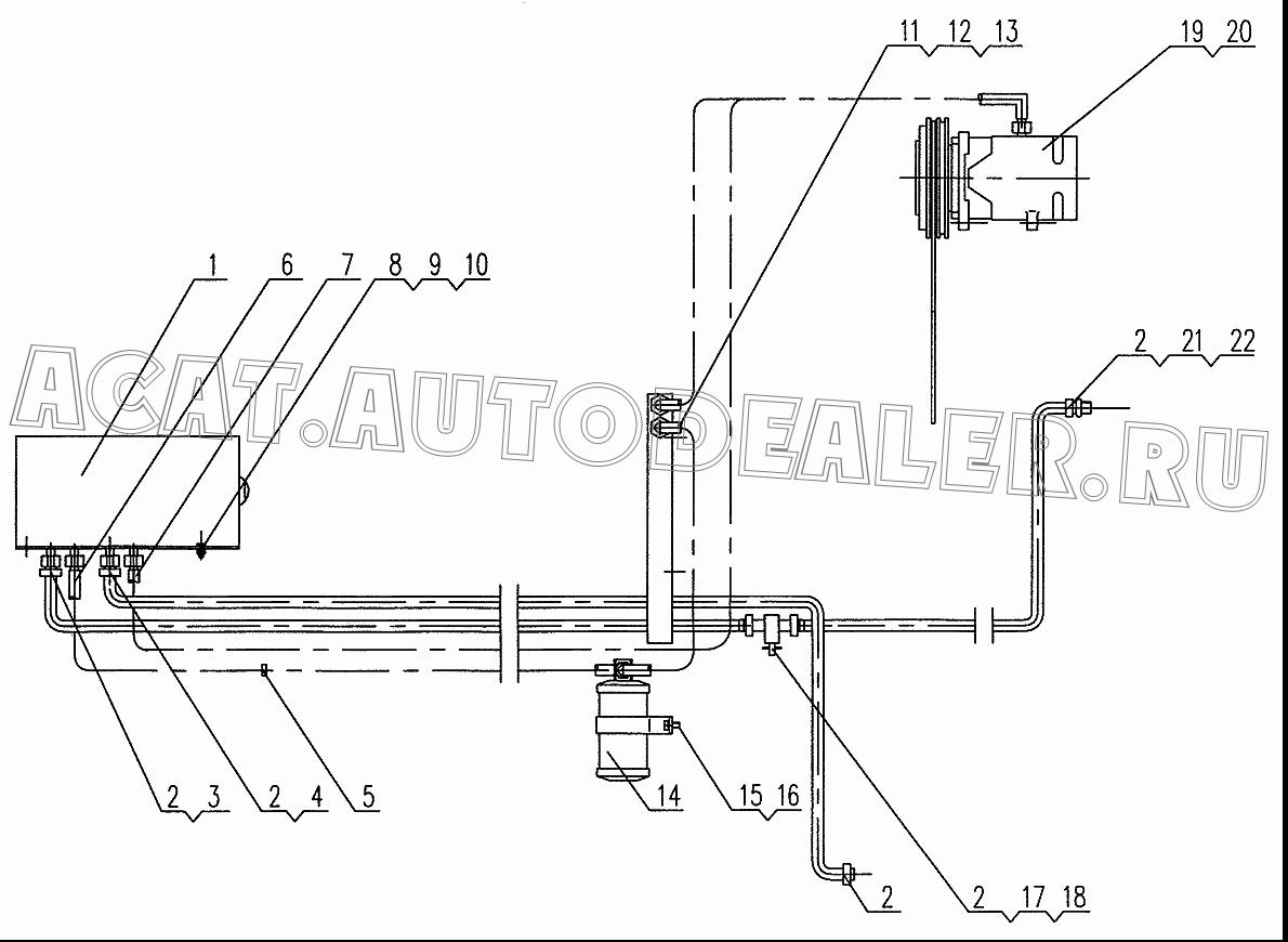 Traingular belt RECV13/8xll31Li для XCMG XZ16K-XZ50K