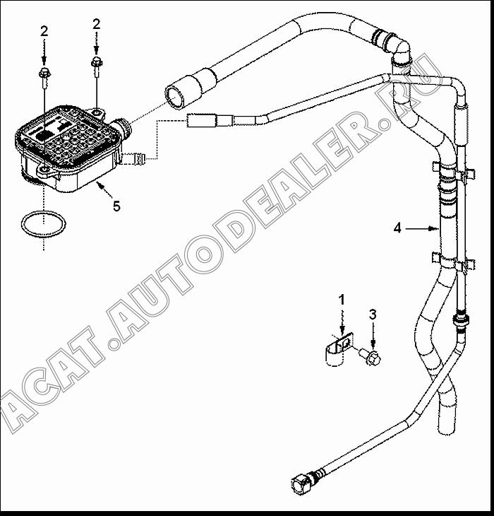 Зажимная скоба 69911A для Cummins ISLe310-30