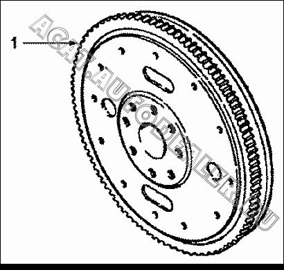 Маховик A3960755 для Cummins ISLe310-30
