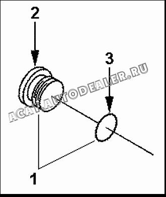Резьбовая заглушка C3089238 для Cummins ISLe310-30