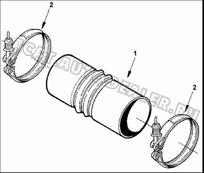 Сортировочный шланг C3071049 для Cummins ISLe310-30