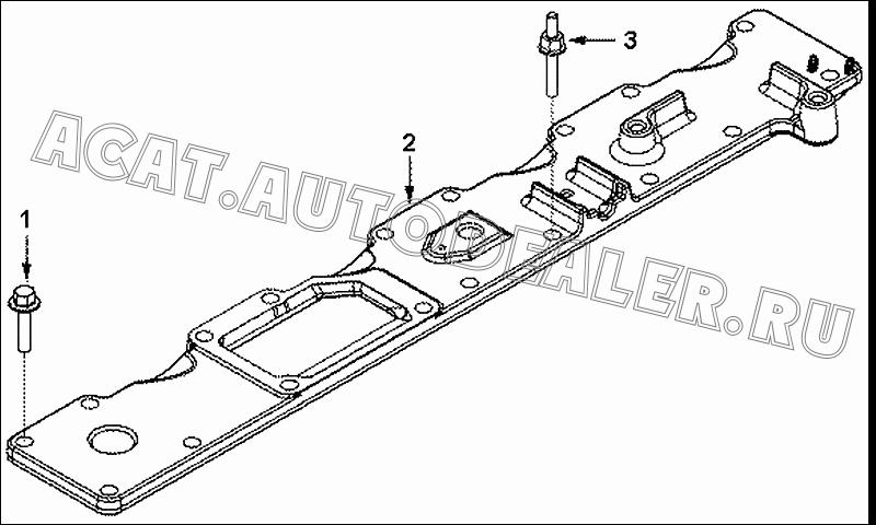 Крышка впускного коллектора C3976716 для Cummins ISLe310-30