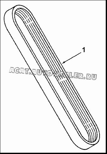 Поликлиновый ремень C3911620 для Cummins ISLe310-30