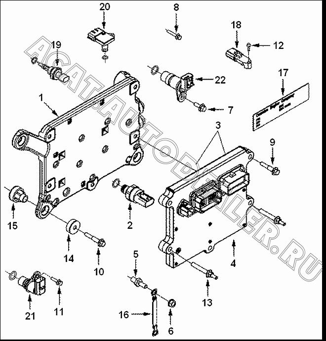 Радиатор 3970204 для Cummins ISLe310-30