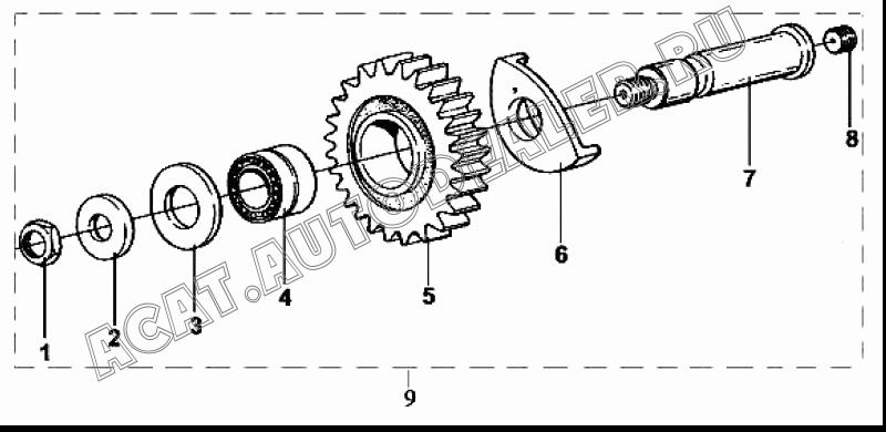 Стопорное кольцо 14282 для FAW CA3252