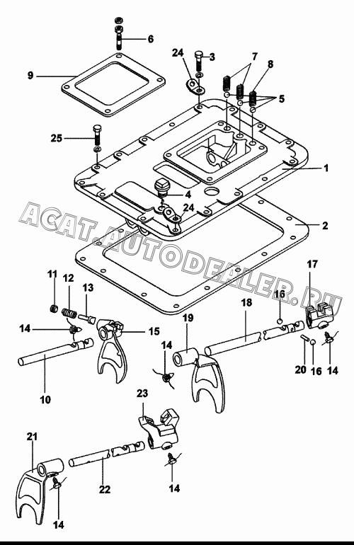 Верхняя крышка F99980 для FAW CA3252