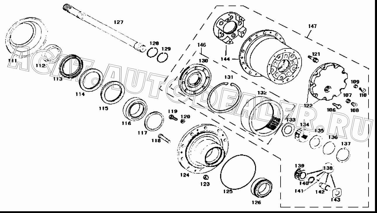 Правая полуось 2400032ZY2 для FAW CA3252