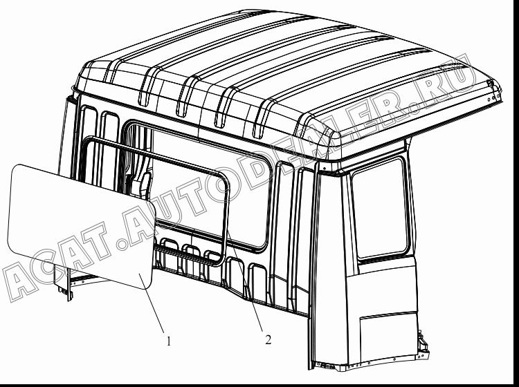 Заднее стекло 5603011-50 для FAW CA3252