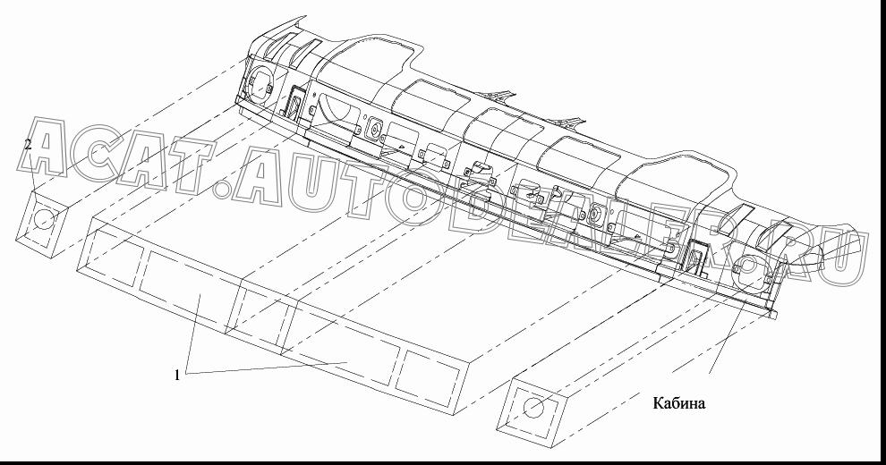 Герметическая пленка над ветровым стеклом 5201053-A17 для FAW CA3252