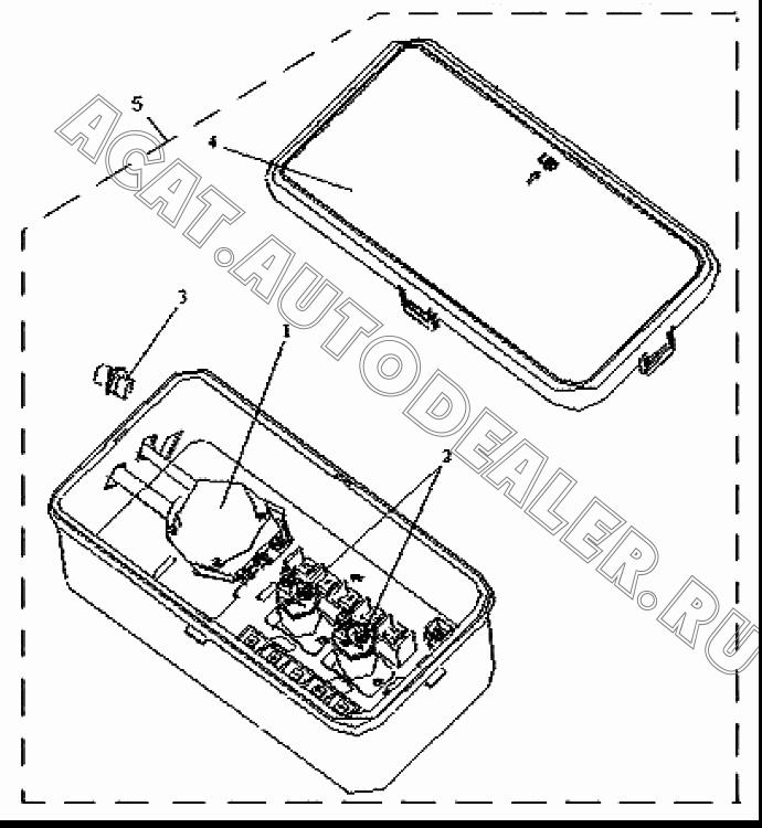 Общий выключатель источника питания в сборе 3736010-50А для FAW CA3312