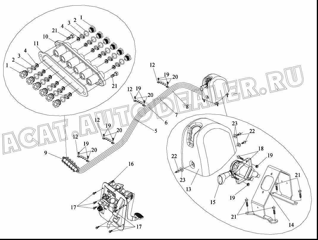 Трубодержатель 3506481-50A для FAW CA4180