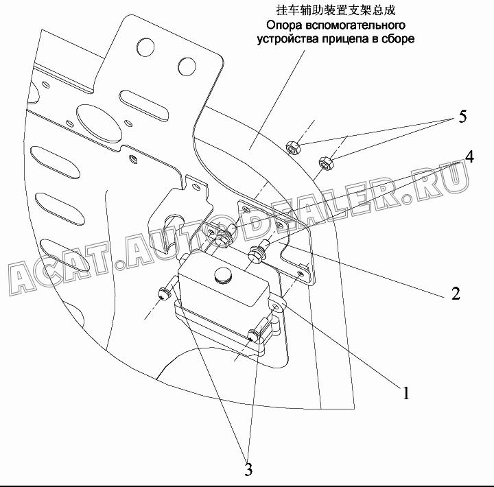 Контроллер прицепа 3615080-55A для FAW CA4180