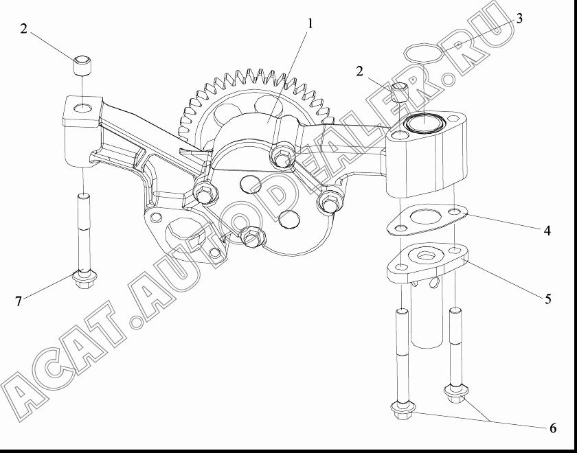 Фиксатор 1011012-001-0000 для FAW CA4180