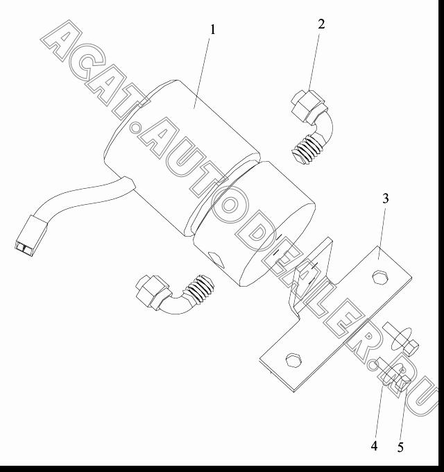 Электромагнитный клапан E-1047-526 для FAW CA4180