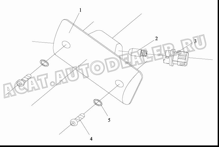 Предупреждающая лампа автомобиля в сборе 3763010-A01 для FAW CA4250