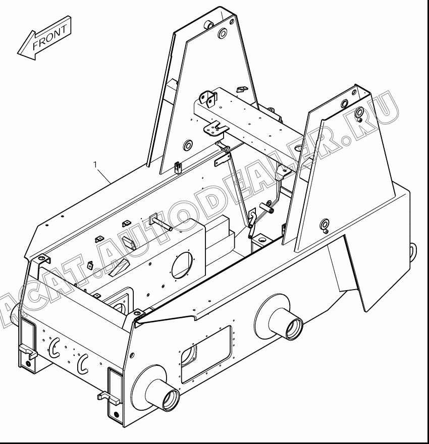 MAIN FRAME K1021291 для Doosan 430 Plus