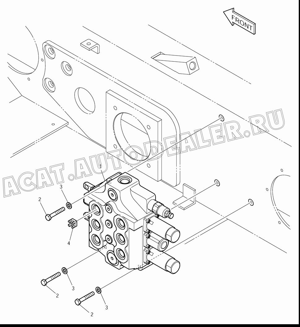 CONTROL VALVE K1019991 для Doosan 430 Plus