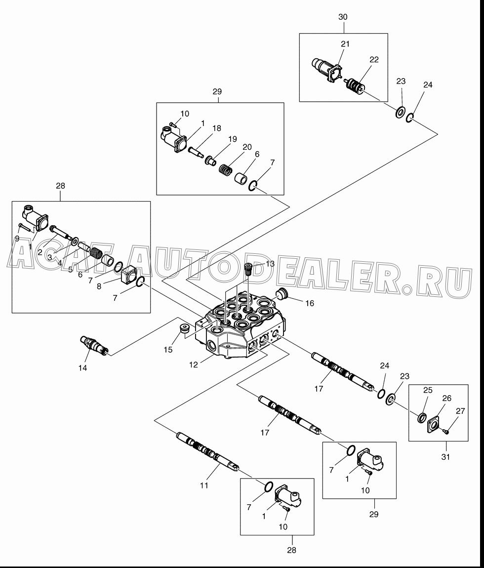 SPOOL;BOOM K1022792 для Doosan 430 Plus