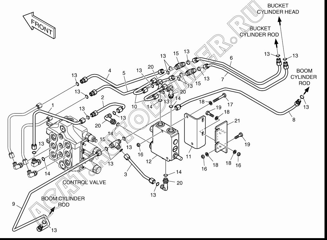 TUBE K1020517 для Doosan 430 Plus