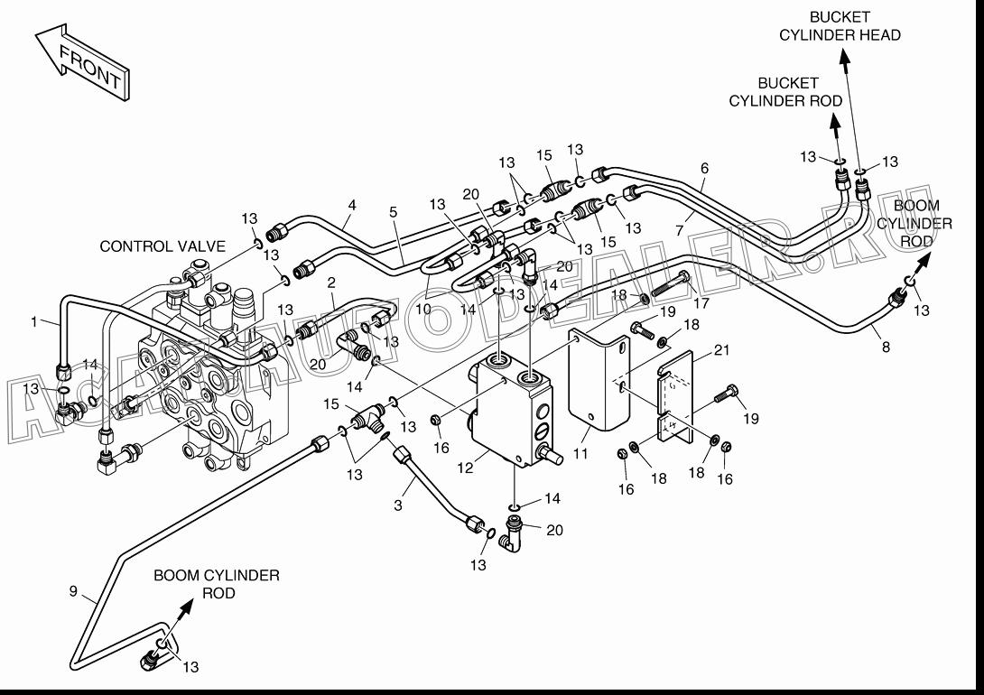 TUBE K1022202 для Doosan 430 Plus