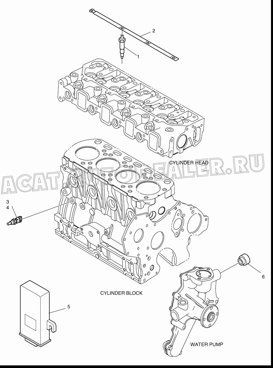 PLUG;GLOW K1019131 для Doosan 430 Plus