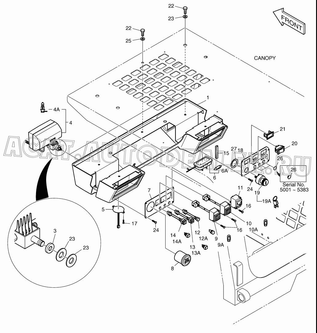 COVER K1020919 для Doosan 430 Plus