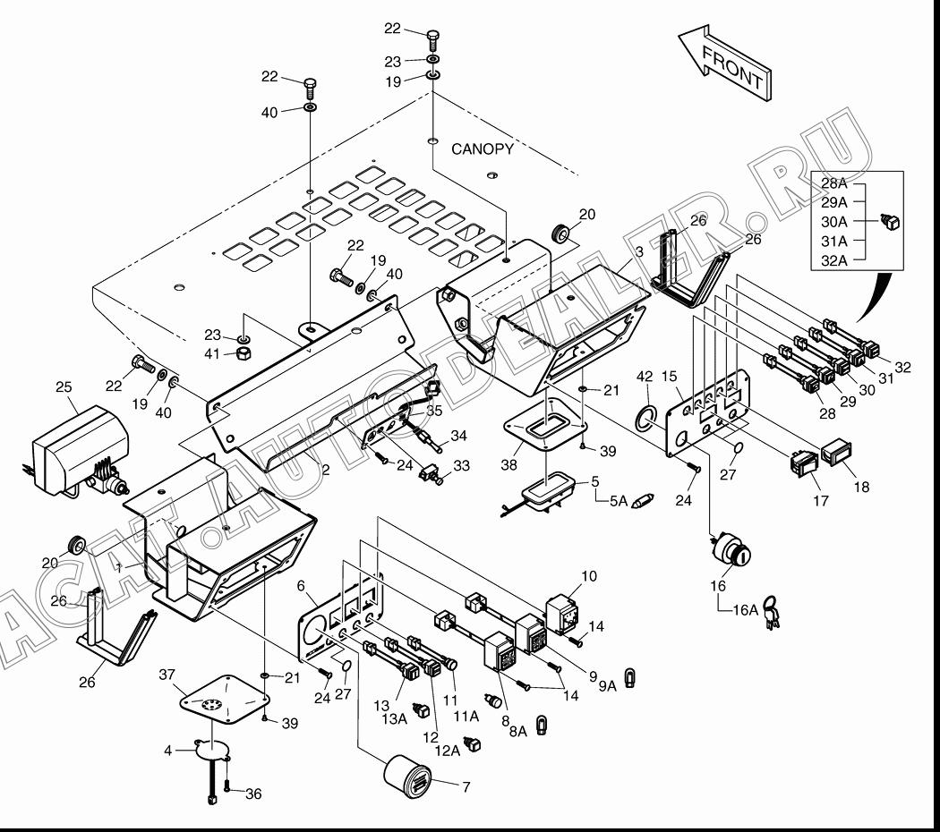 COVER(L.H) K1021181 для Doosan 430 Plus