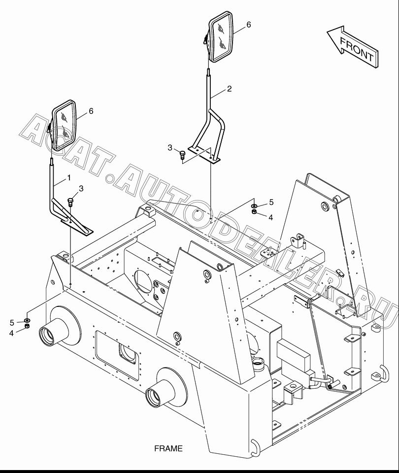 STAY (L.H) K1021138 для Doosan 430 Plus