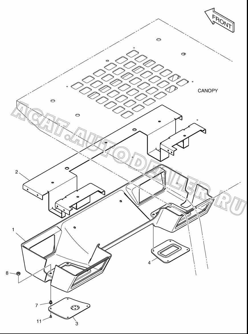 COVER K1020643 для Doosan 430 Plus