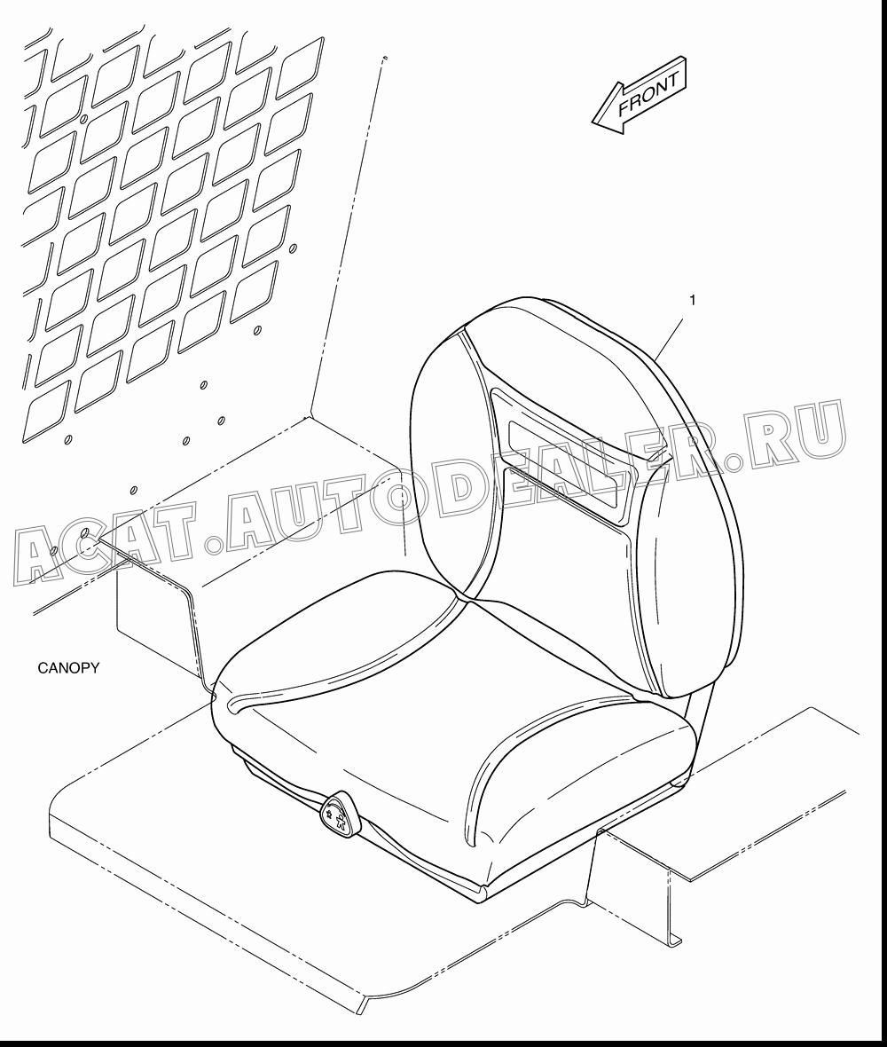 SEAT;SUSPENSION K1019896 для Doosan 430 Plus