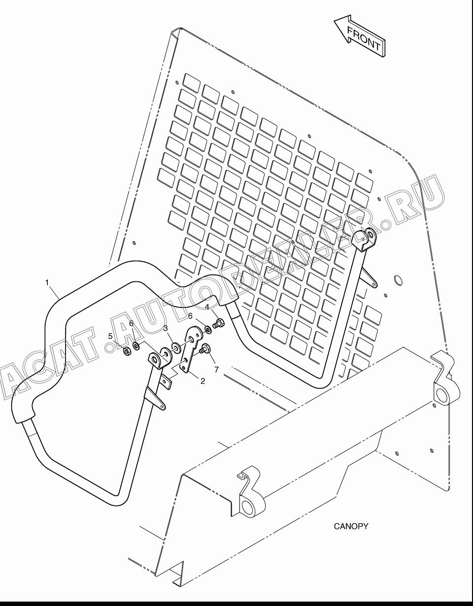 BAR;SEAT K1020770 для Doosan 430 Plus