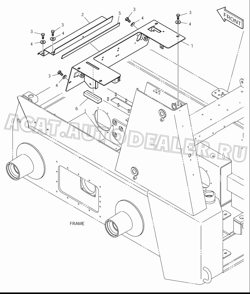 PLATE;UPPER K1021295 для Doosan 430 Plus