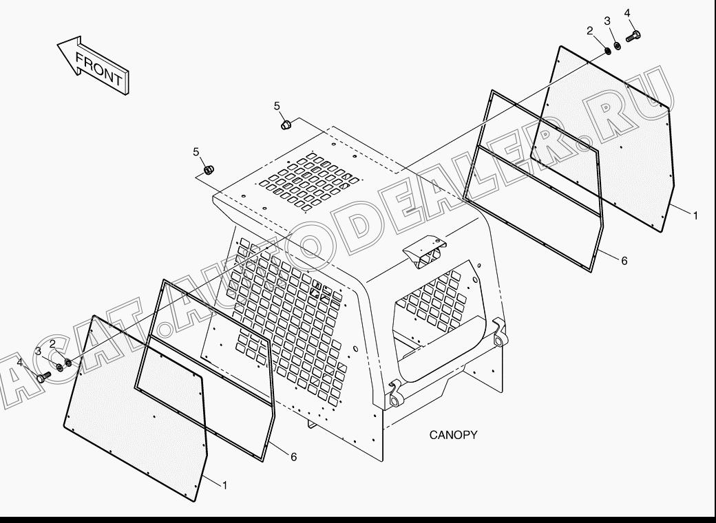 PANEL K1020970 для Doosan 430 Plus