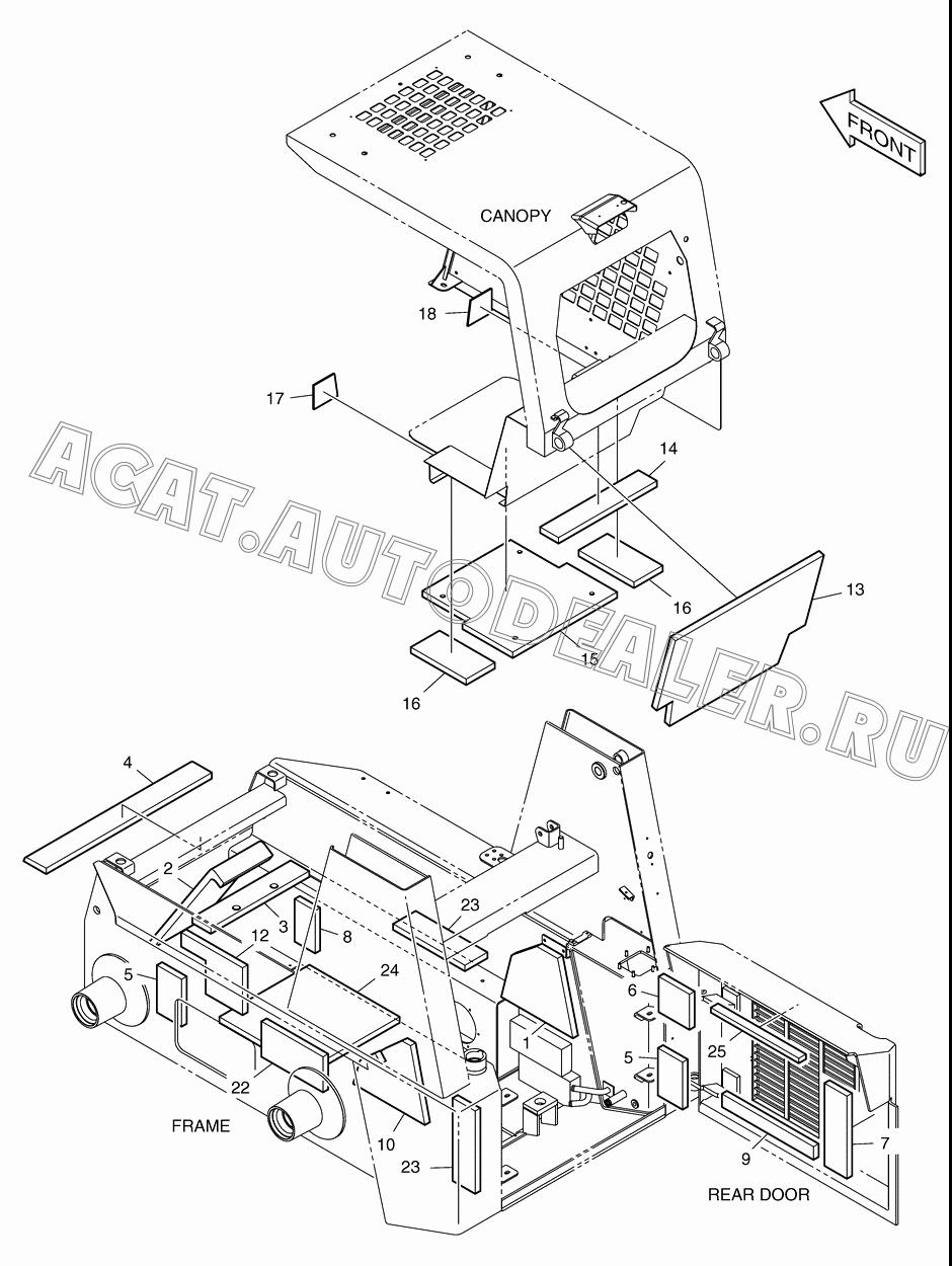 INSULATION K1022220 для Doosan 430 Plus