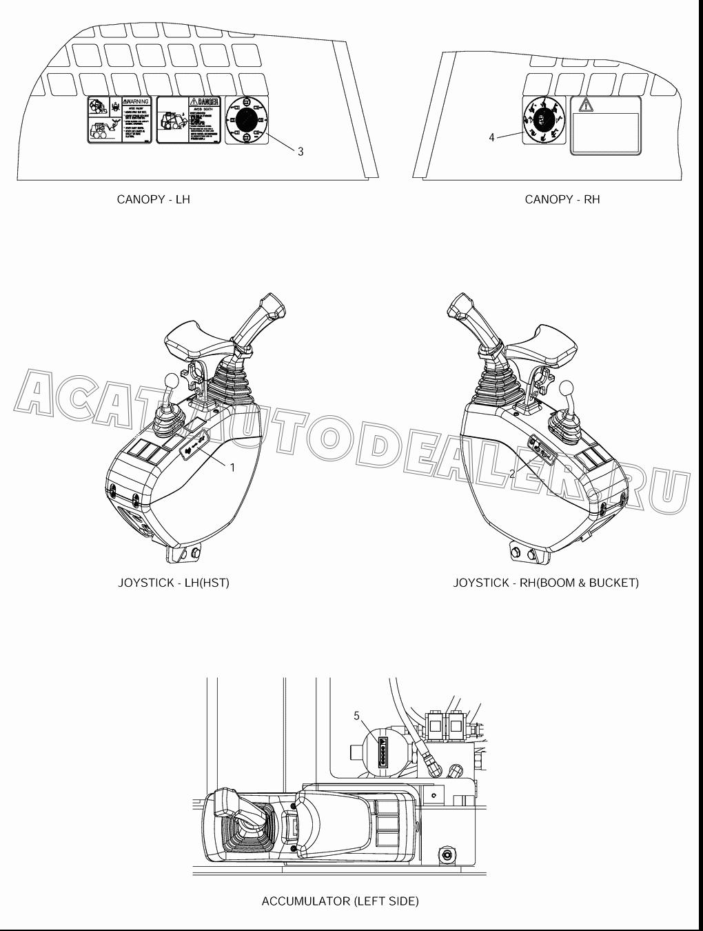 FILM;THROTTLE LEVER K1022141 для Doosan 430 Plus