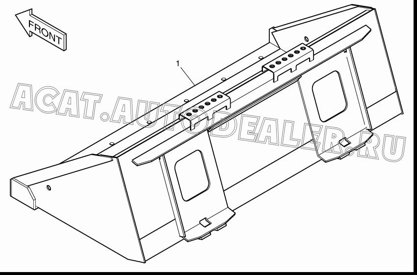 BUCKET;HIGH VISIBILITY K1023415 для Doosan 430 Plus