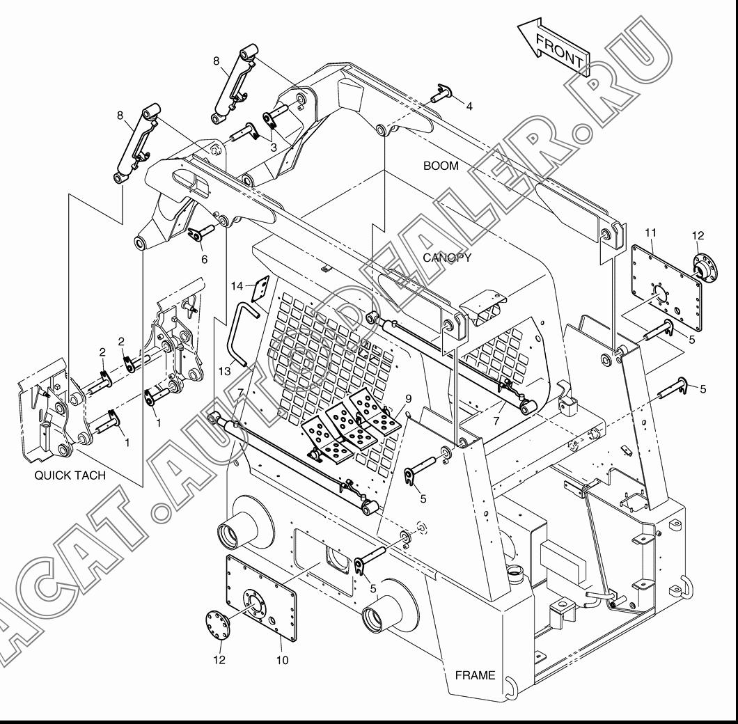 PIN K1021407 для Doosan 430 Plus