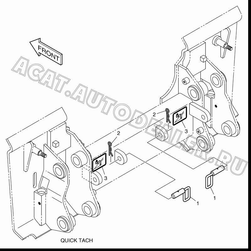 PLATE;NAME(BUCKET LOCK) K1020907 для Doosan 430 Plus