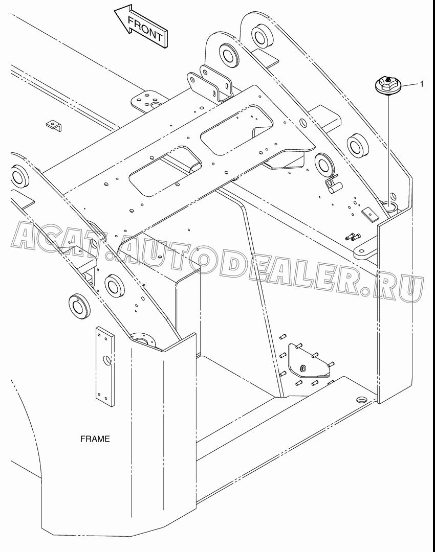 FUEL CAP ASS'Y K1022196 для Doosan 440 Plus