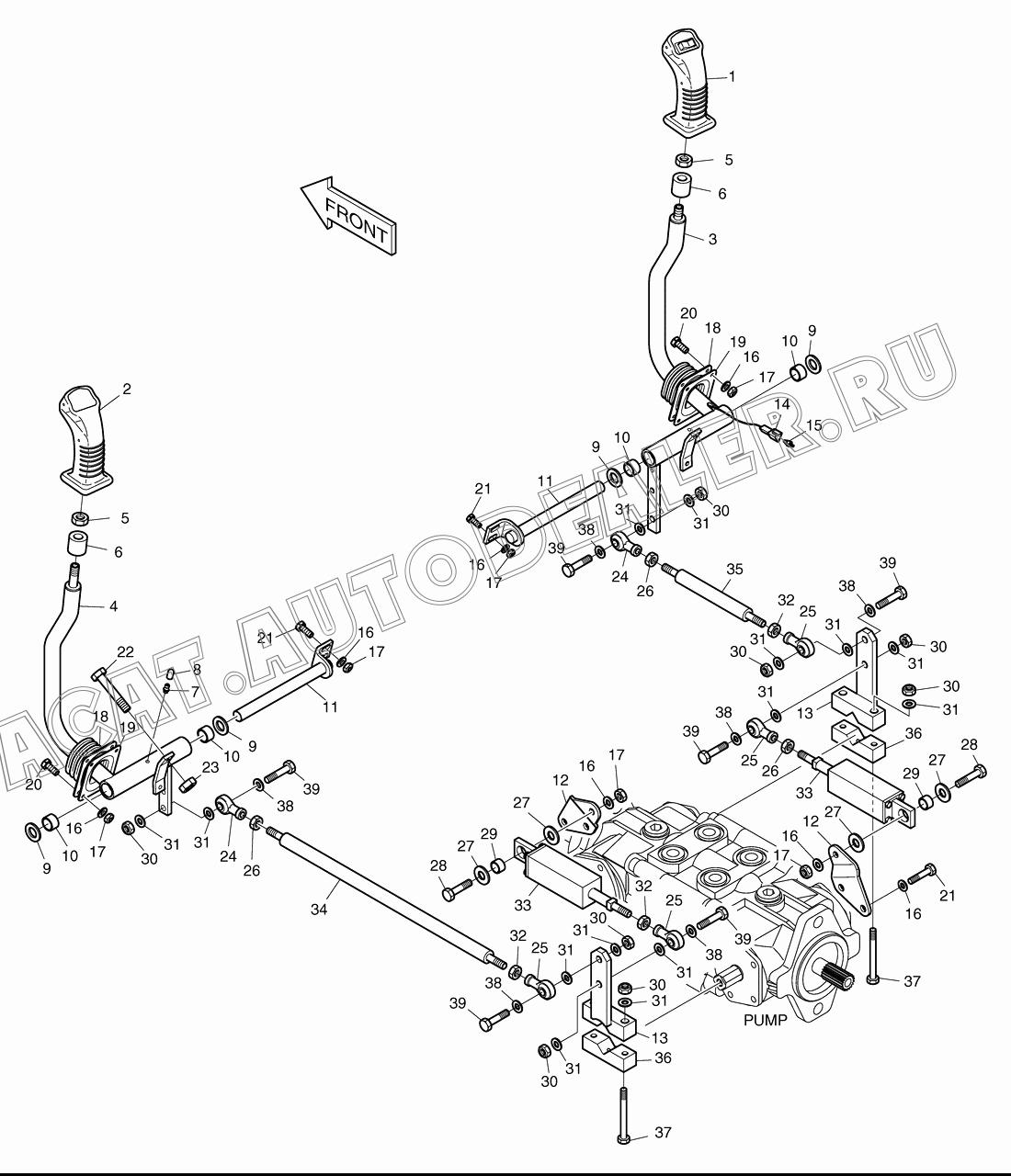 HANDLE(R.H) K1021939 для Doosan 440 Plus