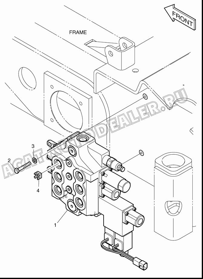 CONT.VALVE MTG K1020662 для Doosan 440 Plus