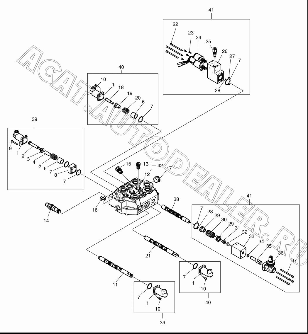 MAIN RELIEF VALVE K1022868 для Doosan 440 Plus