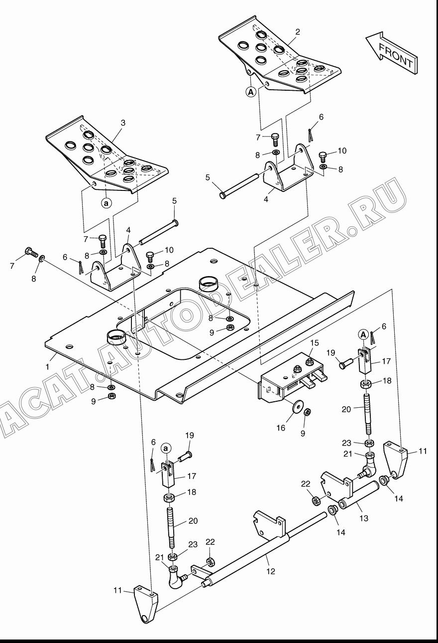 PLATE;FLOOR K1021255 для Doosan 440 Plus