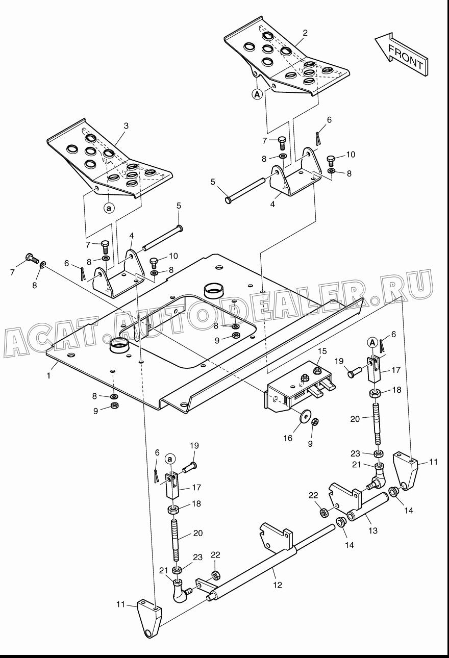 PLATE;FLOOR K1021420 для Doosan 440 Plus