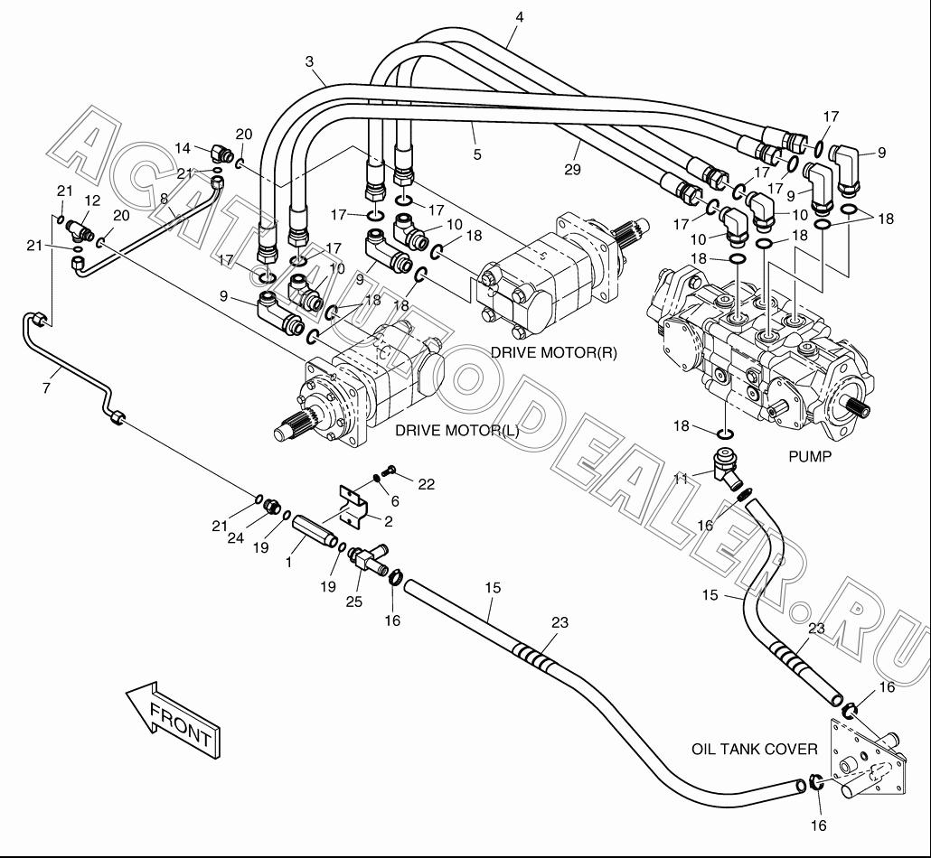 VALVE;DRAIN RELIEF K1022558 для Doosan 440 Plus