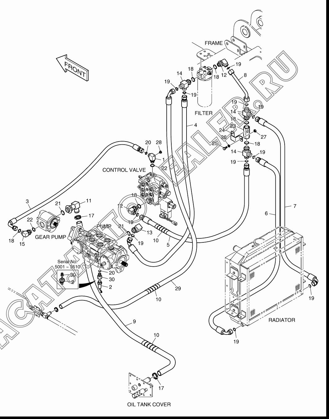 ELBOW DS2472001 для Doosan 440 Plus